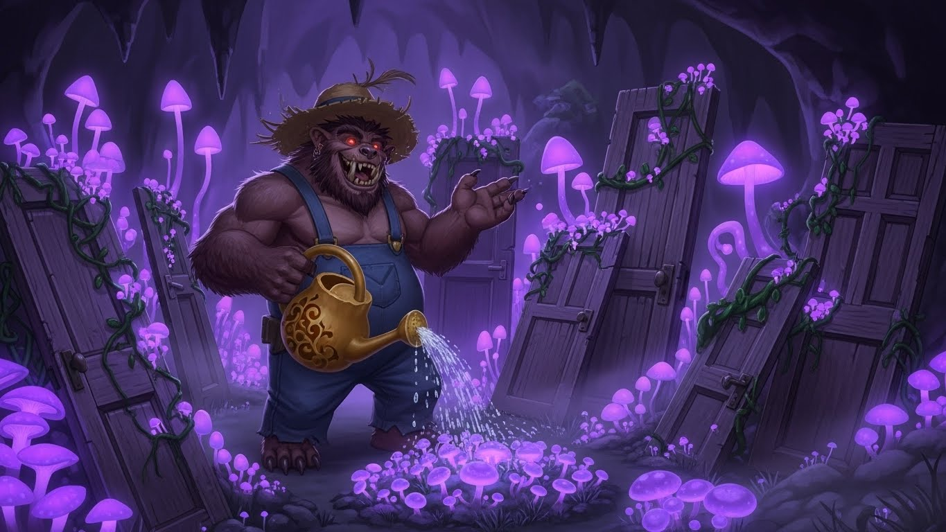 Bugbear Tending Fungal Garden.png