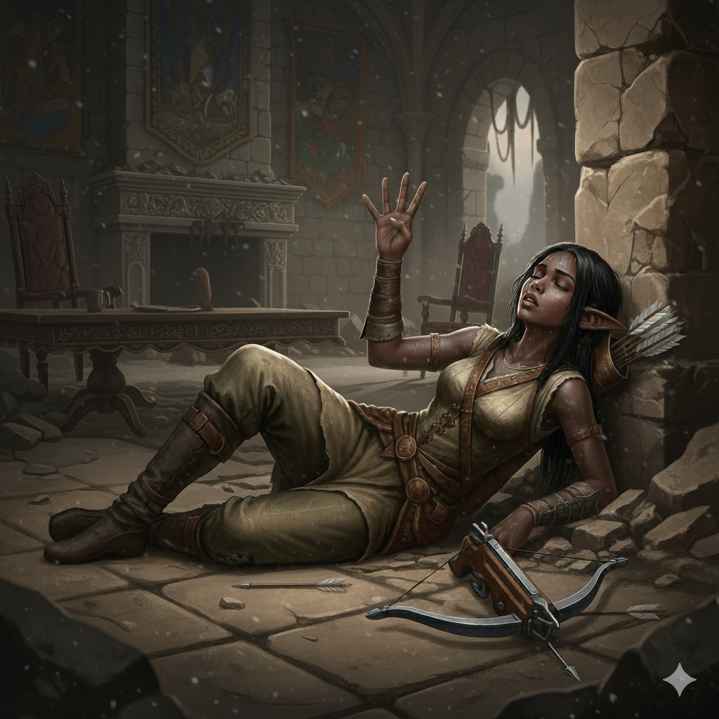 Calanthia Collapses After Receiving Message.png