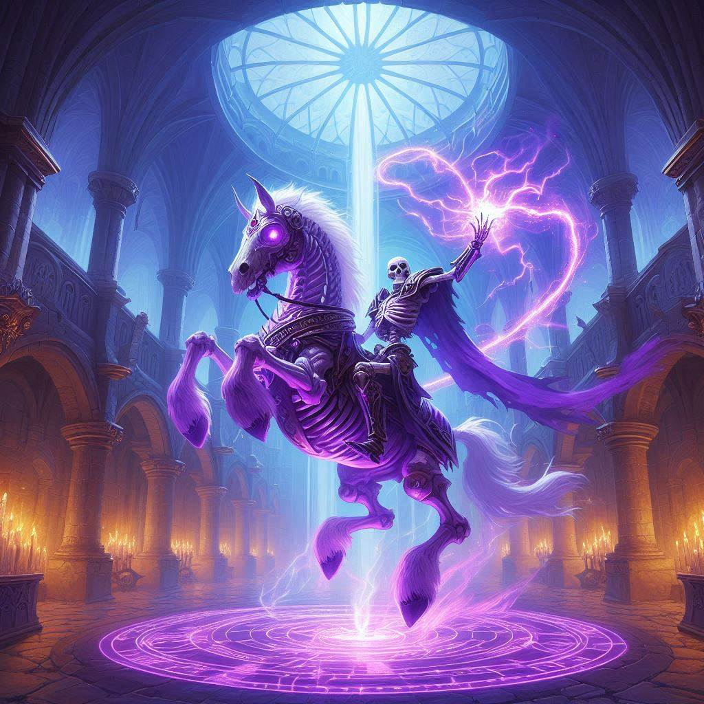 Dark Skeleton Channeling Protective Magic.png