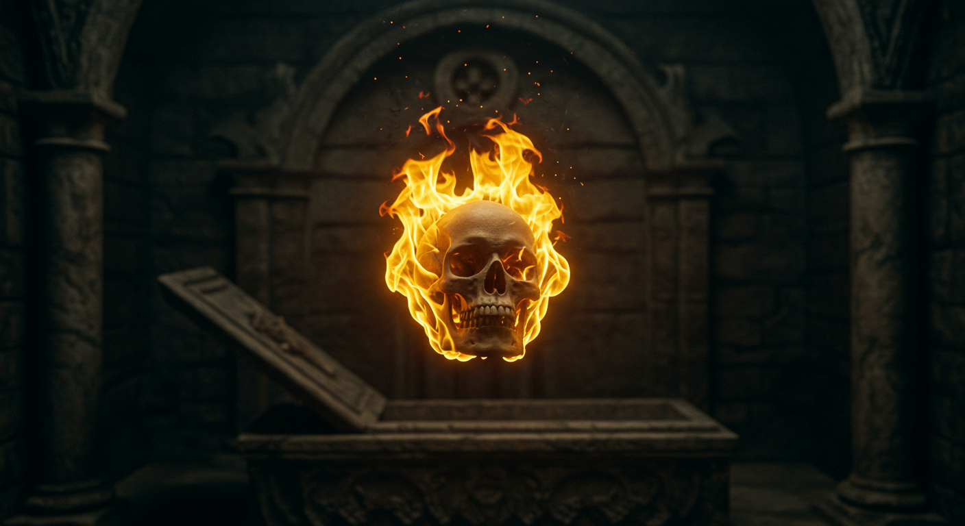 Floating Skull in Praag Undercity Crypt.png