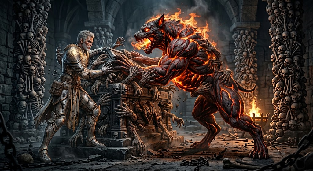 Kemurial and Blaze Open Sarcophagus.png