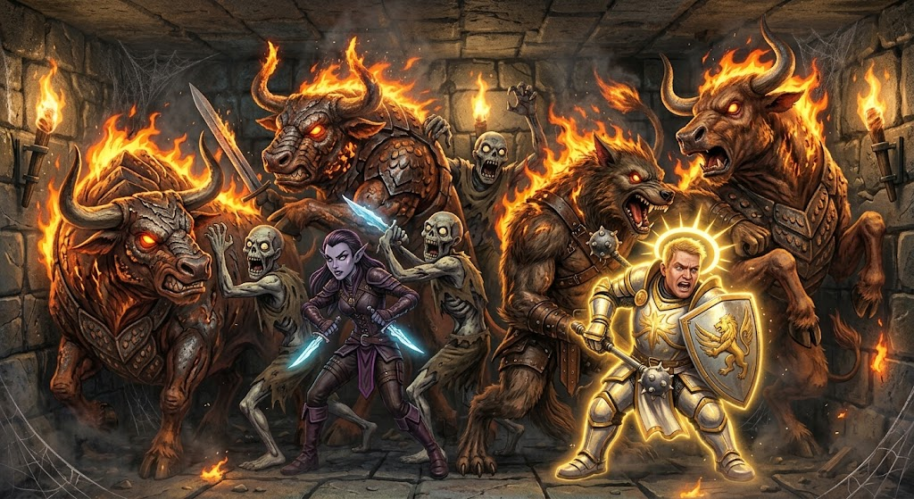 Tiny Dungeon Room Full of Combatants.png
